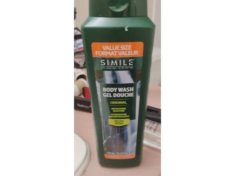 Simile Body Wash, Celtic Rush, 25.36 fl oz/750 mL