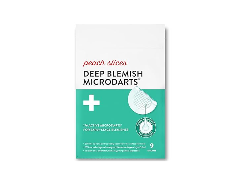 Peach & Lily Peach Slices Deep Blemish Microdarts, Count 9