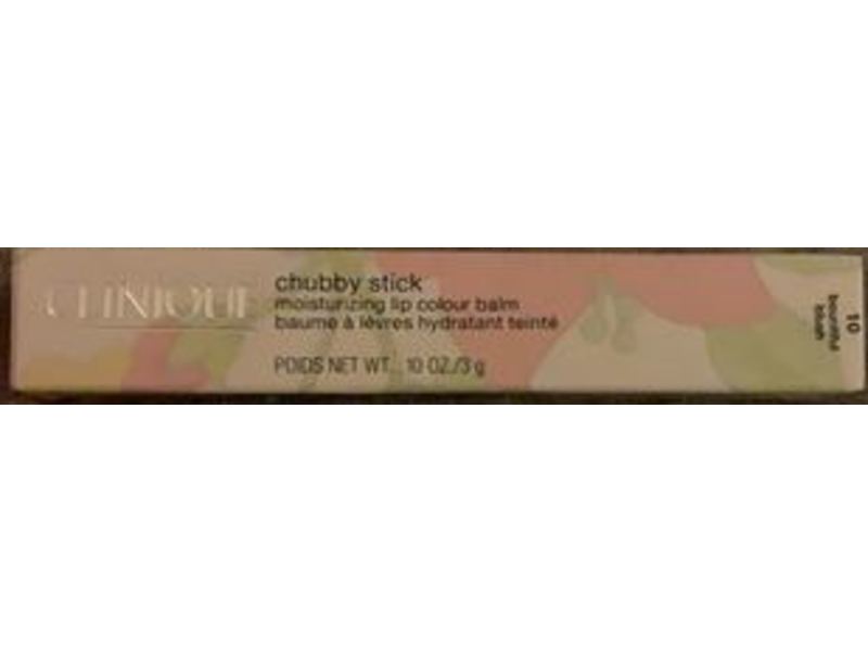 Clinique Chubby Stick Moisturizing Lip Colour Balm, Bountiful Blush, 0.10 oz/3 g