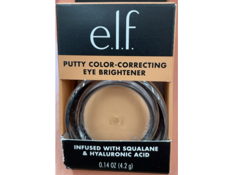 e.l.f. Cosmetics Putty Color-Correcting Eye Brightener, Medium/Tan, 0.14 oz/4.2 g