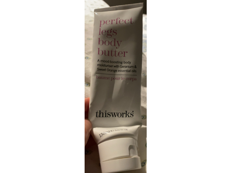 This Works Perfect Legs Body Butter, Geranium & Sweet Orange essential oils, 5 fl oz/150 mL