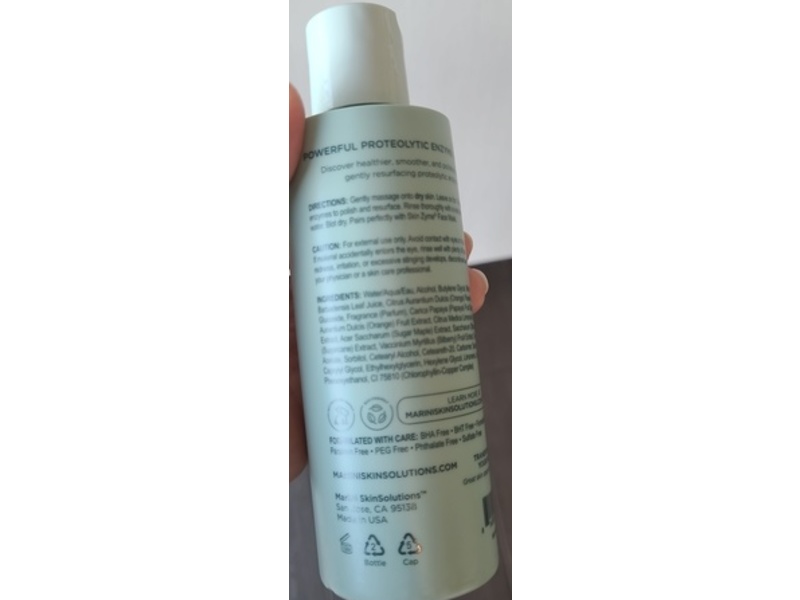 Marini SkinSolutions Clean Zyme Face Cleanser, 6 fl oz/178 mL