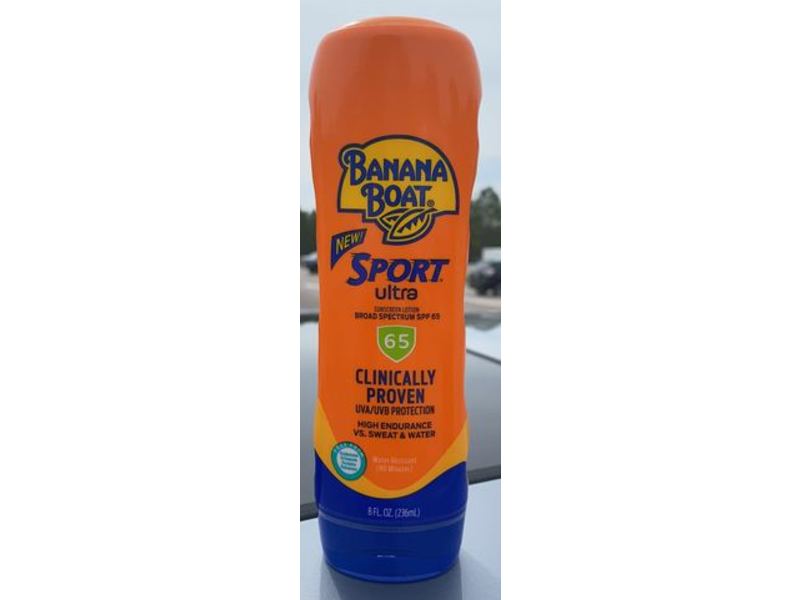 Banana Boat Sport Ultra Sunscreen Lotion, SPF 65, 8 fl oz/236 mL