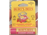 Burt's Bees Moisturizing Lip Balm, Strawberry Lemonade, 0.15 oz/4.25 g, Pack Of 2 - thumbnail 2