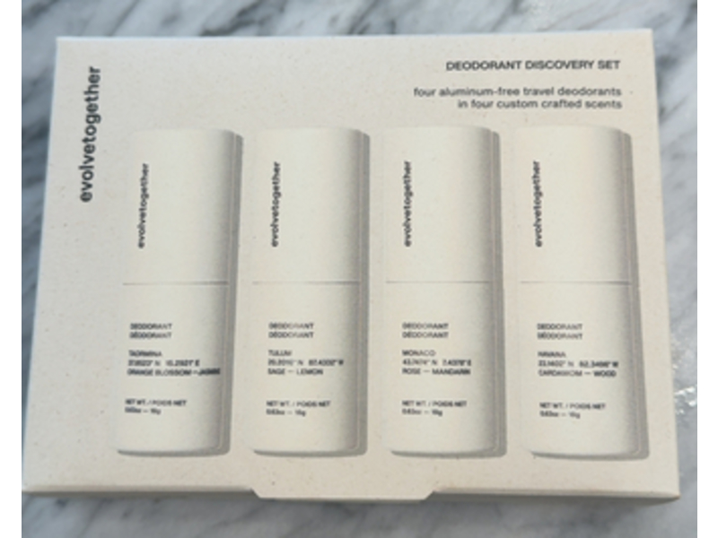Evolvetogether Deodorant Discovery Set, 0.63 oz/18 g
