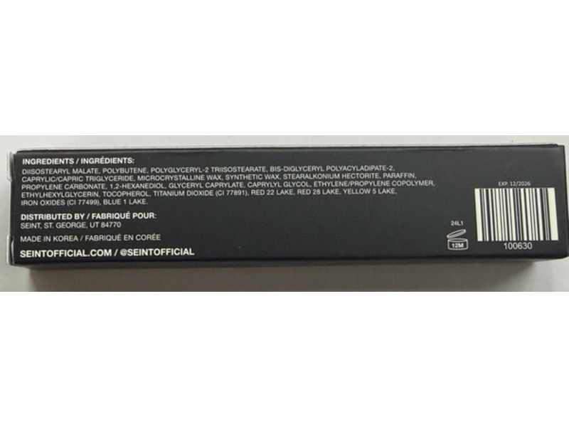 Seint Lip Gelato, Strawberry, 1.8 g