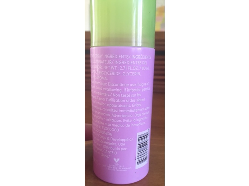 Colour Spell By Profusion Illuminating Setting Spray, 2.7 fl oz/80 mL