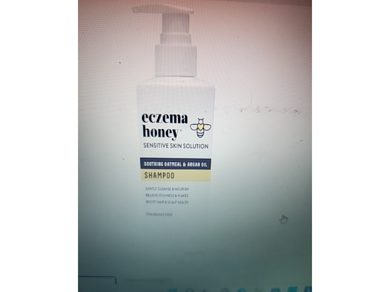 Eczema Honey Soothing Shampoo, Oatmeal & Argan Oil, 8 oz/226.79 mL