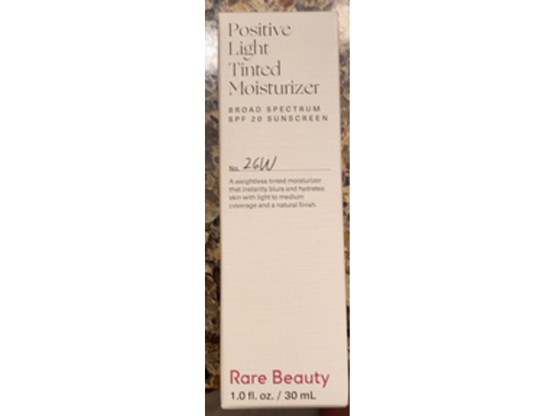 Rare Beauty By Selena Gomez Positive Light Tinted Moisturizer Broad Spectrum Sunscreen, 26W, SPF 20, 1.0 fl oz/30 mL