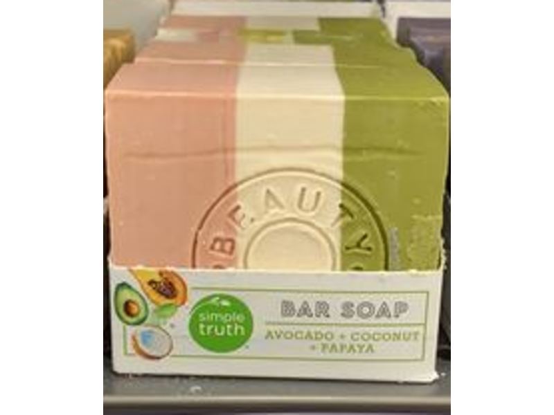 Simple Truth Bar Soap, Avocado + Coconut + Papaya, 4 oz/113 g