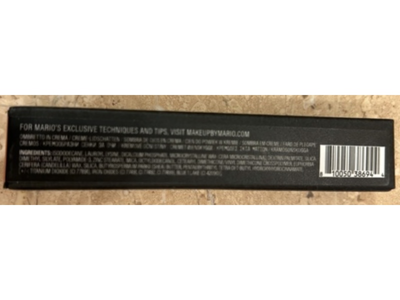 Makeup By Mario Master Mattes Long-Wear Cream Eyeshadow, Bisque, 0.06 fl oz/2 mL