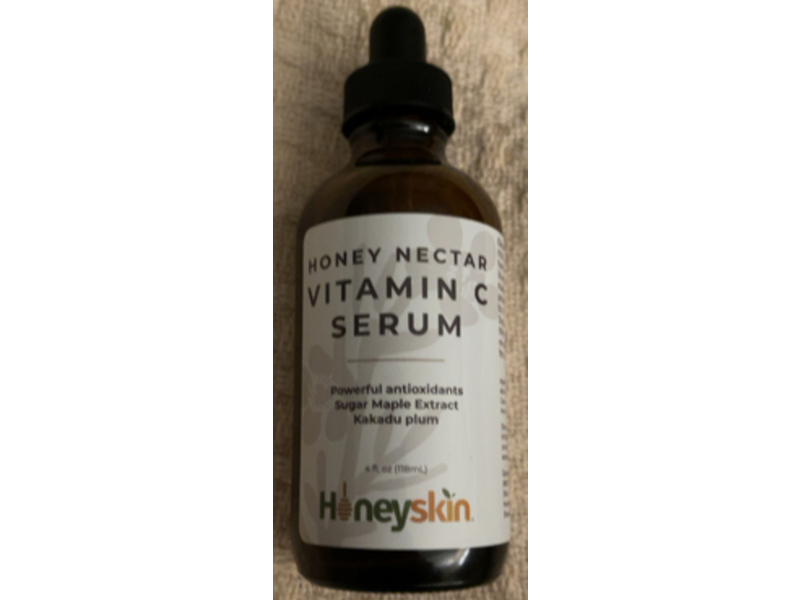 Honeyskin Vitamin C Serum, Honey Nectar, 4 fl oz/118 mL