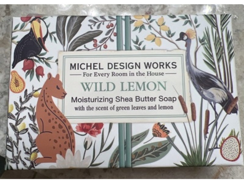 Michel Design Works Moisturizing Shea Butter Soap, Wild Lemon, 4.5 oz/127 g