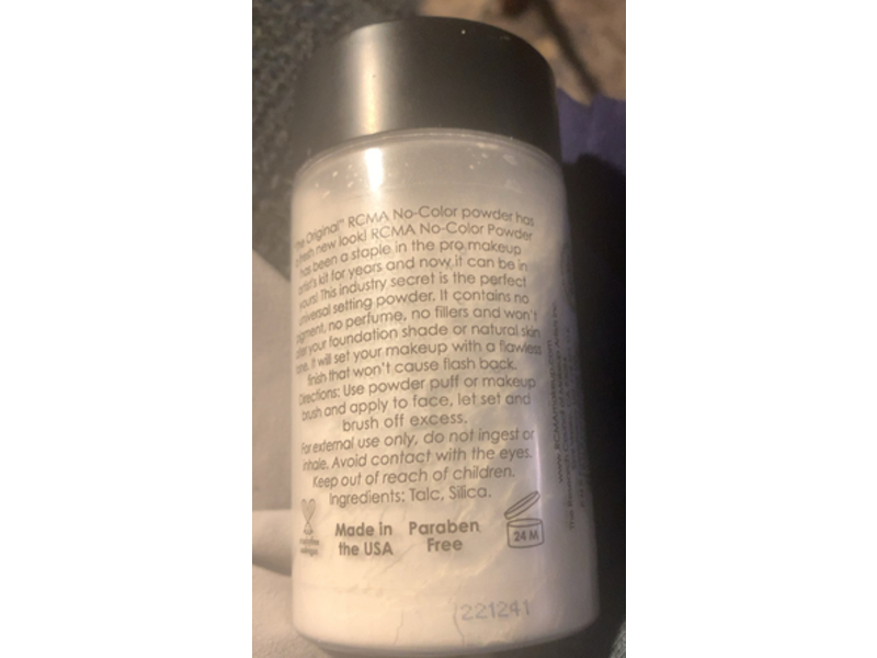 RCMA Makeup The Original No Color Powder, 3 oz/85.04 g