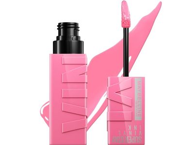 Maybelline New York Super Stay Vinyl Ink Liquid Lipcolor, Upbeat, 0.14 fl oz/4.2 mL