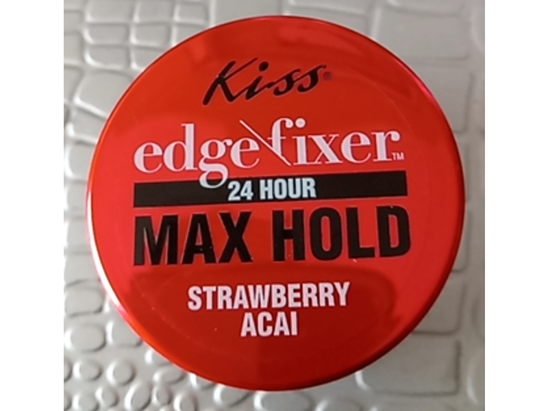 Kiss Max Hold Edge Fixer, Strawberry Acai, 1.01 fl oz/30 mL