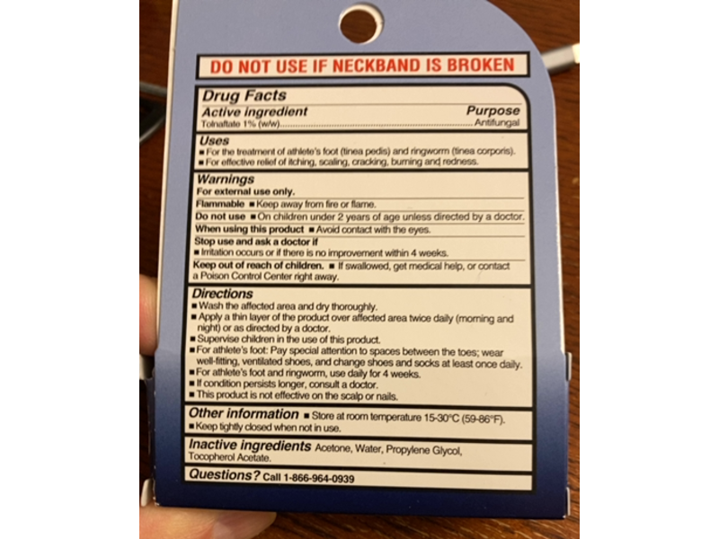 Walgreens Antifungal Liquid, Tolnaftate 1%, 1 fl oz/30 mL