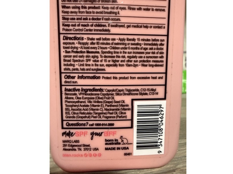 b.tan Tropic Like It's Hot Deep Tanning Dry Spray Oil Sunscreen, SPF 15, 8 fl oz/236 mL