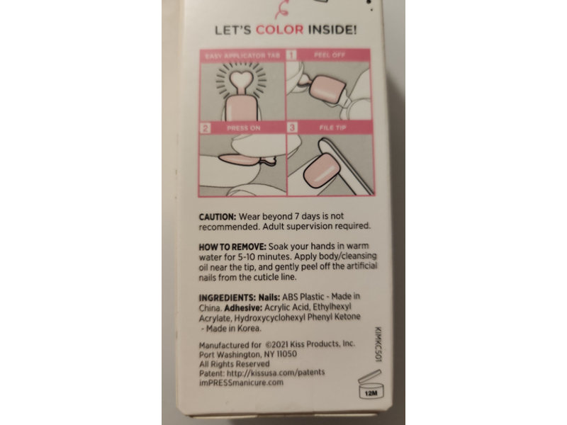 Impress Mini Press On Nails, Besties, Pack Of 3