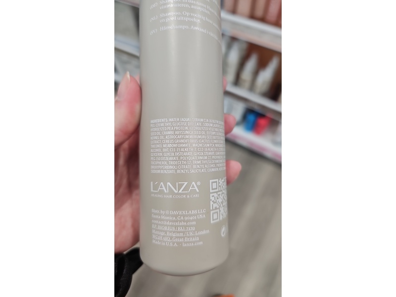 L’anza Keratin Healing Oil Lustrous Shampoo, 10.1 fl oz/300 mL