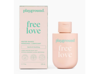 Playground Free Love Water-Based Personal Lubricant, 3.7 fl oz/109 mL