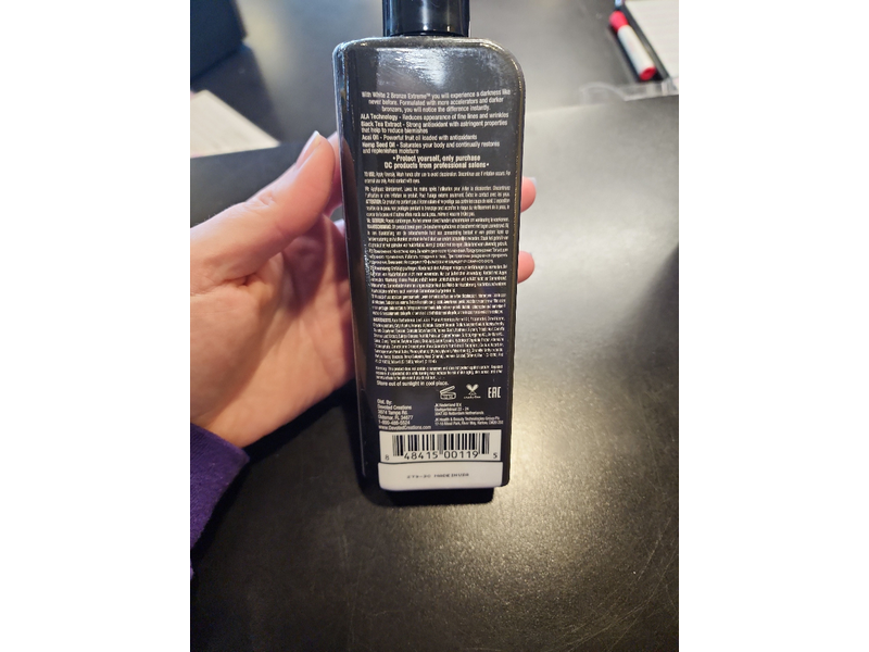 Devoted Creation White 2 Extreme Advance Black Bronzer, Go 3 Shades Darker, 8.5 fl oz/251 mL