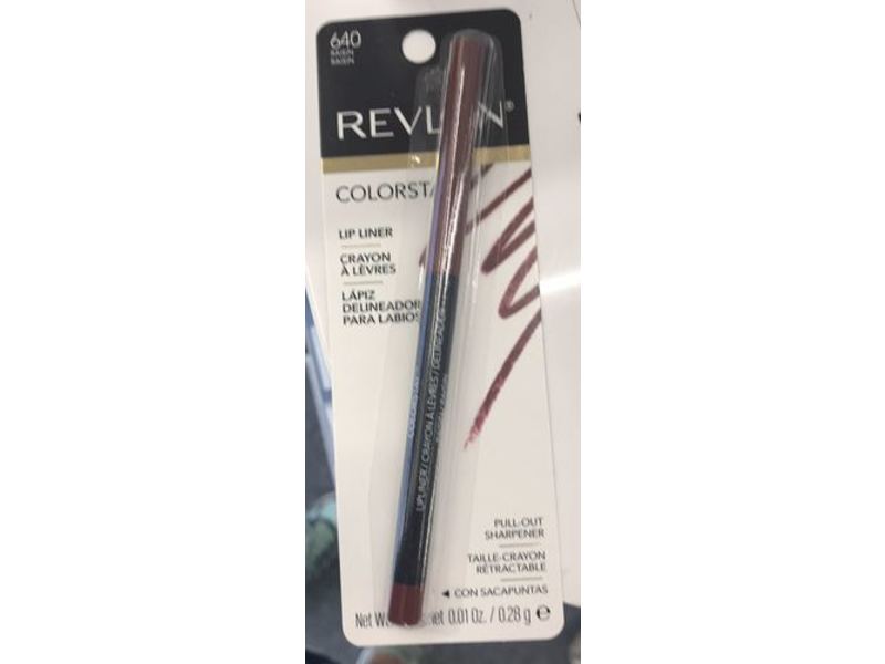 Revlon Colorstay Lip Liner, 640 Raisin, 0.01 oz/0.28 g