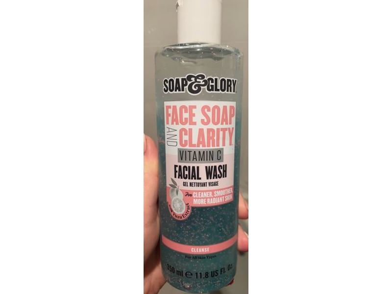 Soap & Glory Face Soap & Clarity Vitamin C Facial Wash, 11.8 fl oz/350 mL