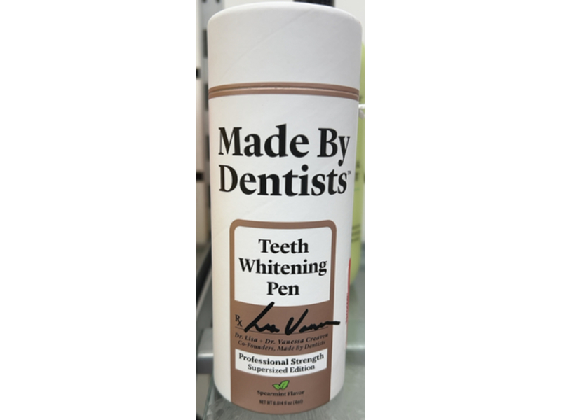 Made By Dentists Teeth Whitening Pen, Spearmint, 0.014 fl oz/4 mL
