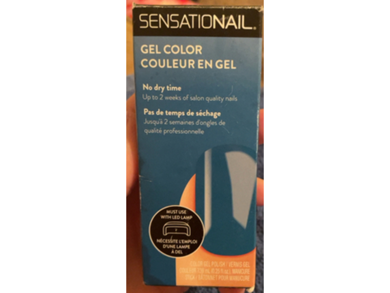 SensatioNail Gel Polish Un-Teal The End, Blue, 0.25 fl oz/7.39 mL