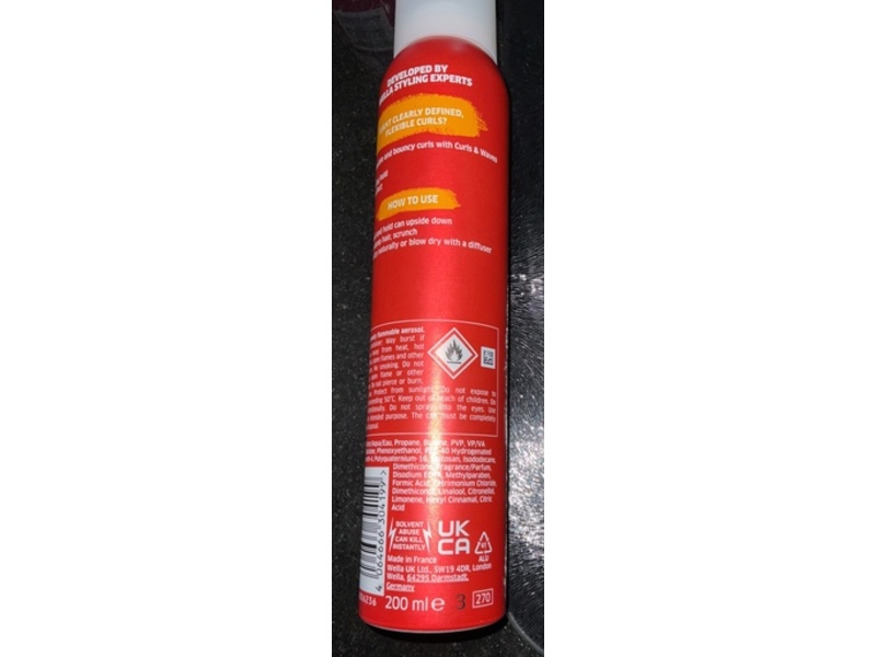 Wella Shockwaves Curls & Wave Mousse, 200 mL