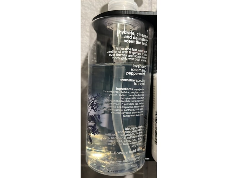 Red Flower Hydrating Hair Wash, French Lavender, 10.2 oz/300 mL