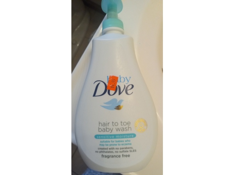 Baby Dove Hair To Toe Baby Wash, Sensitive Moisture, 591 mL
