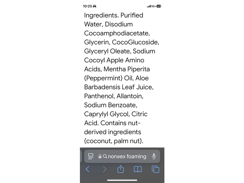 Norwex Foaming Hand Wash Powder, Peppermint, 0.95 oz/27 g