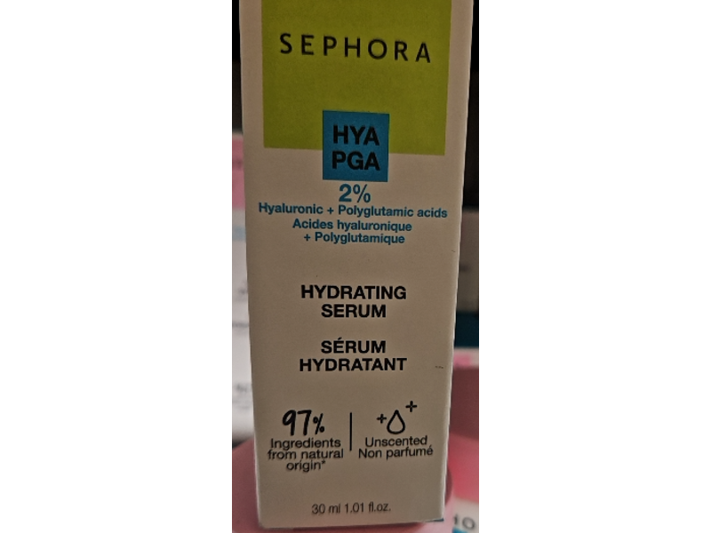 Sephora Hydrating Serum, 2 % Hyaluronic & Polyglutamic Acid, 1.01 fl oz/30 mL