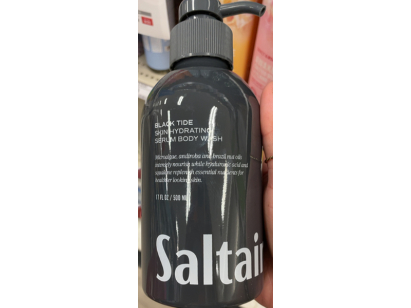 Saltair Skin Hydrating Serum Body Wash, Black Tide, 17 fl oz/500 mL