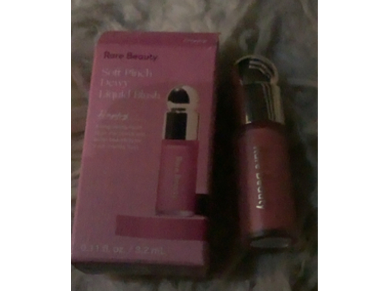 Rare Beauty Soft Pinch Dewy Liquid Blush, Happy Dewy Cool Pink, 0.11 fl oz/3.2 mL