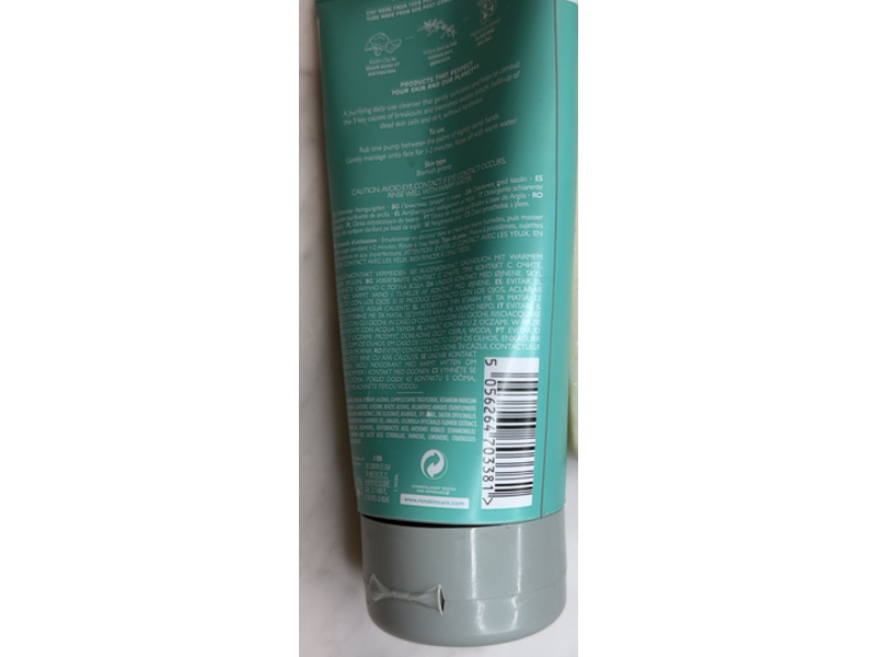 REN Clearcalm Clarifying Clay Cleanser, 5.1 fl oz/150 mL
