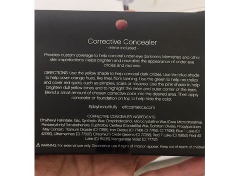 e.l.f. Corrective Concealer, Erase and Conceal, 0.19 oz/5.4 g