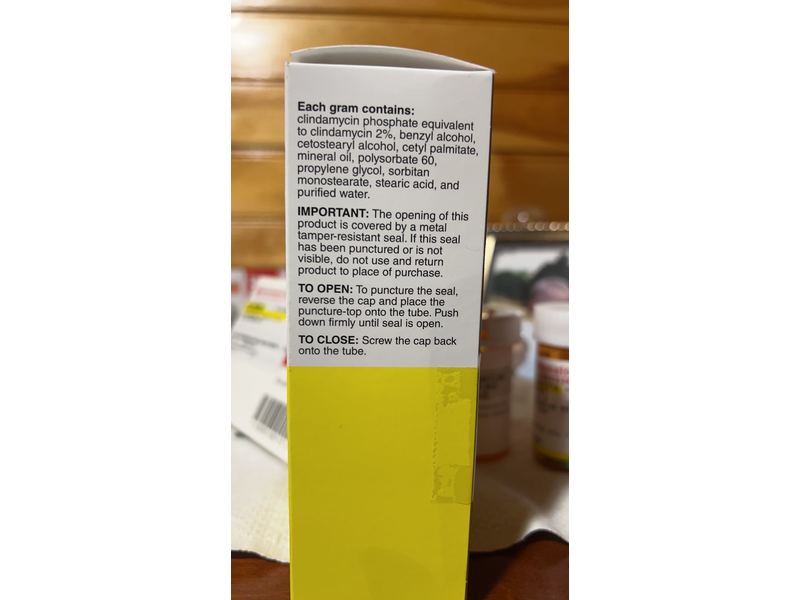 Clindamycin Phosphate Vaginal Cream USP 2%, 40 g Fougera (RX)