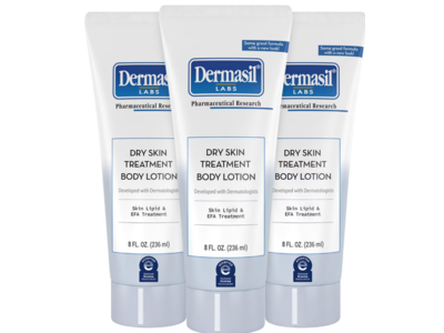 Dermasil Labs Dry Skin Treatment Body Lotion, 8 fl oz/236 mL, Pack Of 3