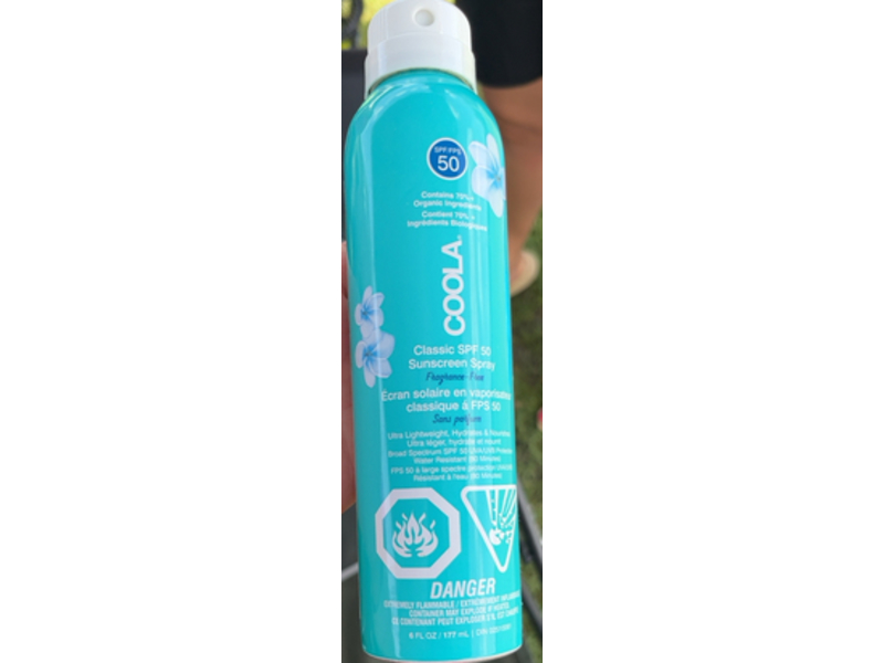 Coola Classic Sunscreen Spray, SPF 50, 6 fl oz/177 mL