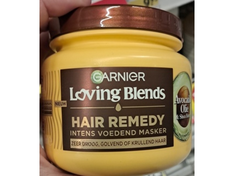 Garnier Loving Blends Hair Remedy Mask, Avocado Oil & Shea Butter, 340 mL