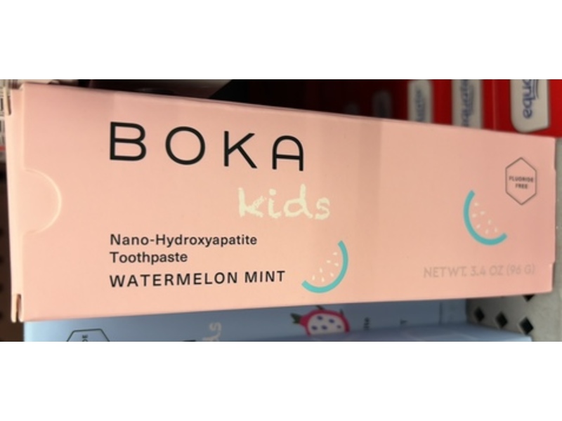 Boka Kids Nano-Hydroxyapatite Toothpaste, Watermelon Mint, 3.4 oz/96 g