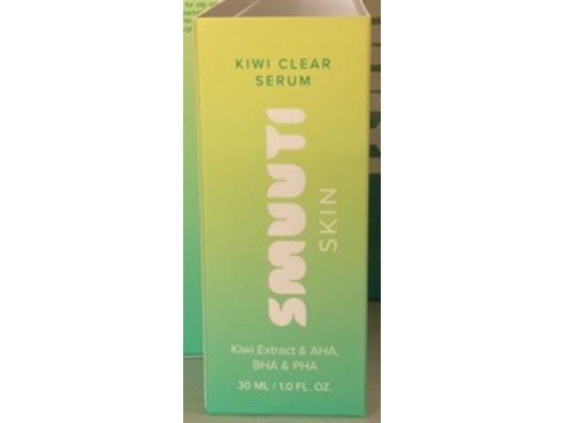 Smuuti Skin Clear Serum, Kiwi, AHA, BHA & PHA, 1 fl oz/30 mL