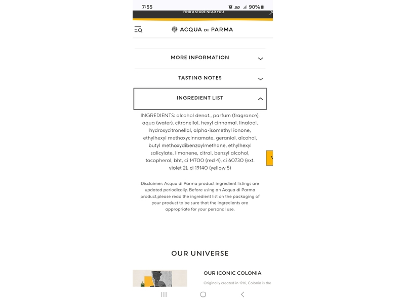 Acqua Di Parma Eau De Parfum, Peonia Nobile, 1.7 oz/50 mL