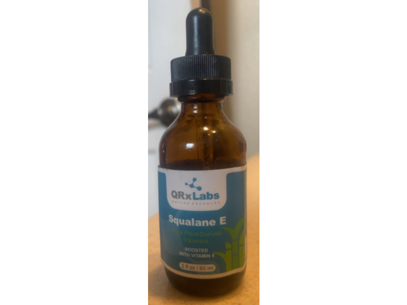QRxLabs Squalane E Bossted, Vitamin E, 2 fl oz/60 mL