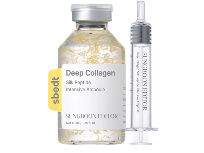 Sungboon Editor Deep Collagen Silk Peptide Intensive Ampoule Serum, 1.35 fl oz/40 mL