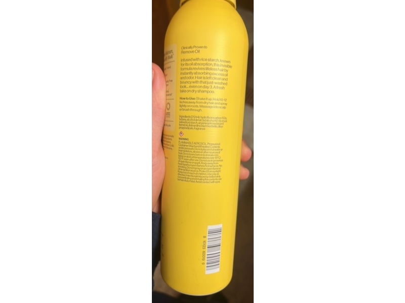 Eva NYC Freshen Up Invisible Dry Shampoo, Warm Vanilla Scent, 5.3 oz/189 mL