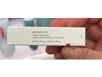 Glossier Generation G Sheer Matte Lipstick, Zip, 0.10 oz/3 g - thumbnail 2